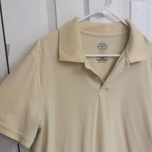 St. John's Bay Men's Polo Shirt - Light Yellow/Cream